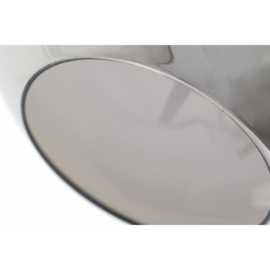 Hanglamp Ø23x18 cm MAYSON smoke glas-mat zwart
