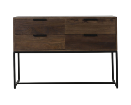 Light & Living - Side table 120x40x80 cm MEAVE hout donker bruin