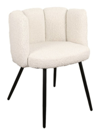 High five chair white pearl (boucle)