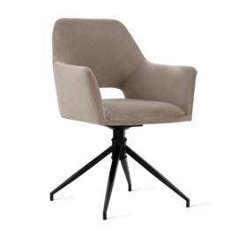 Eetkamerstoel Tess – Velvet Taupe (Set van 2)