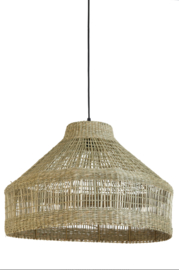 Hanglamp Ø55x38 cm LATIKA zeegras naturel