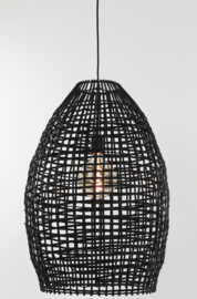 Hanglamp Ø46x69 cm OLAKI rotan zwart