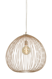 Hanglamp Ø56x55 cm RILANA mat beige