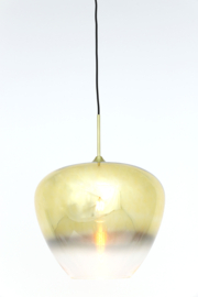 Hanglamp Ø40x34 cm MAYSON glas goud-helder+goud