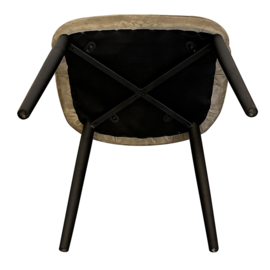 Tusk Chair Velvet Sand (Brandwerend)