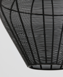 Hanglamp 10L 120x25x29,5 cm ALVARO mat zwart