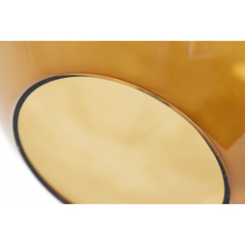 Hanglamp Ø40x34 cm MAYSON glas bruin-zwart