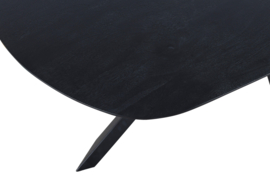 Alore black black diningtable oval 280 cm