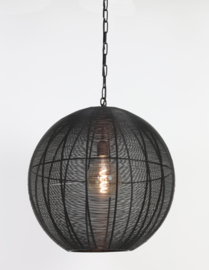 Hanglamp Ø50x54 cm AMARAH mat zwart