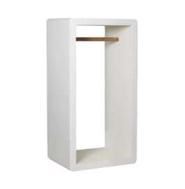 VERONA - rek - kalkpleister - L 60 x W 50 x H 120 cm - gebroken wit