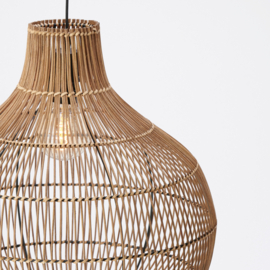 Hanglamp Ø50x51,5 cm PACINO rotan bruin