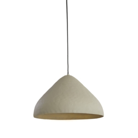 Hanglamp Ø40x25 cm ELIMO mat licht grijs