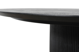 Xelle Black dining table 150x150 cm