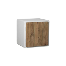 VERONA - rek 1 deur - kalkpleister - L 60 x W 50 x H 60 cm - gebroken wit