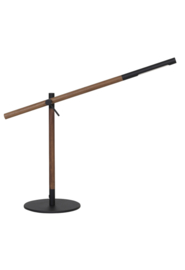 Bureaulamp LED 55x20x70 cm BALTUS zwart met hout