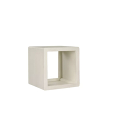 VERONA - rek - kalkpleister - L 45 x W 40 x H 45 cm - gebroken wit