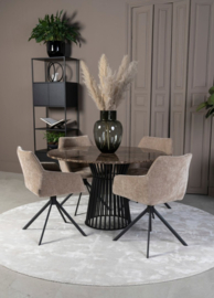 JOHNSON ROTATING DINING CHAIR CROWN SAND