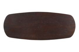 Alore brown gold diningtable oval 280 cm