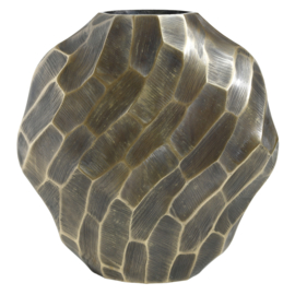 Feliciana Brass alu pot irregular shape S