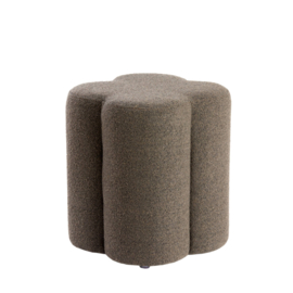 Poef 38x38x45 cm NALANI donker bruin