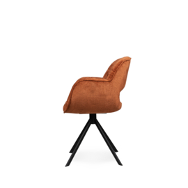 Link Dining Chair Berge 3032 Rust Fabric