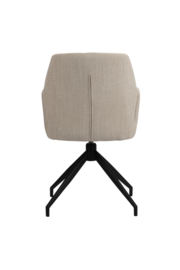 Eetkamerstoel Storm Beige Roterend