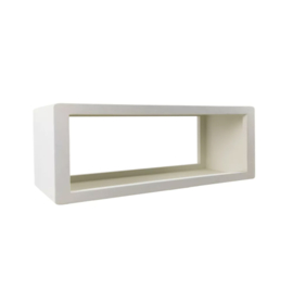VERONA - rek - kalkpleister - L 135 x W 40 x H 45 cm - gebroken wit