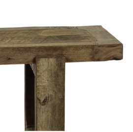 ANDALUCIA - bank - gerecycleerd hout - L 120 x W 40 x H 45 cm - naturel