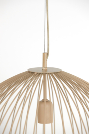 Hanglamp Ø34x35 cm RILANA mat beige
