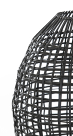 Hanglamp Ø46x69 cm OLAKI rotan zwart