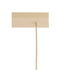 Hanglamp 3L 94x26x19 cm BISHO glas bruin+zand