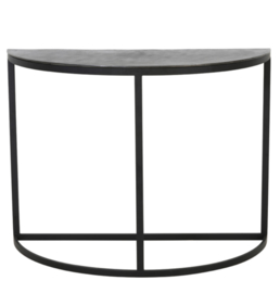 Side table 100x42x76 cm PETO ruw lood antiek