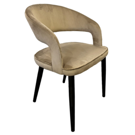 Tusk Chair Velvet Sand (Brandwerend)