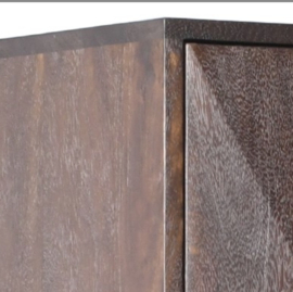 Onyx cabinet brown 2 drs - PTMD