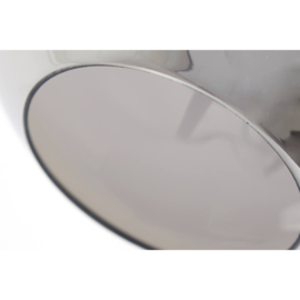 Hanglamp Ø40x34 cm MAYSON smoke glas-mat zwart