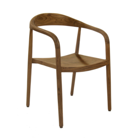 ROMEO - stoel - acacia hout - L 57 x W 53 x H 79 cm - naturel