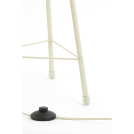 Vloerlamp driepoot Ø42x132 cm PLUMERIA zand