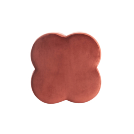 Poef 38x38x45 cm NALANI bordeaux