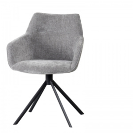 JOHNSON ROTATING DINING CHAIR CROWN GREY