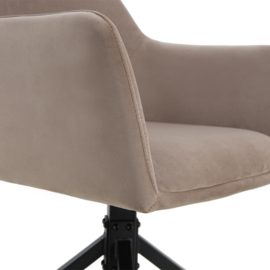 Eetkamerstoel Tess – Velvet Taupe (Set van 2)