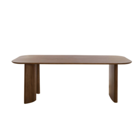 Eettafel 240x100x76 cm AYMARA hout donker bruin