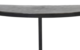 Side table 100x42x76 cm PETO ruw lood antiek