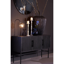 Kast 150x40x80 cm ABAGE hout zwart