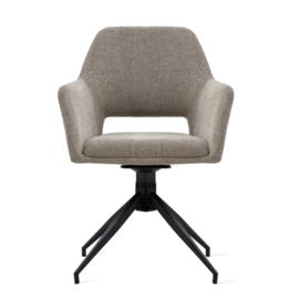 Eetkamerstoel Tess – Linnen Taupe (Set van 2)