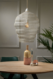 Hanglamp Ø45x60 cm NIKKI gaas licht goud