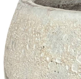 Javier Grey ceramic bowl pot round set of 2