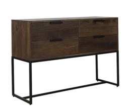 Light & Living - Side table 120x40x80 cm MEAVE hout donker bruin