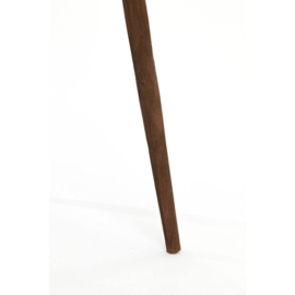 Vloerlamp driepoot 52x52x122 cm ILIAS hout mat donker bruin