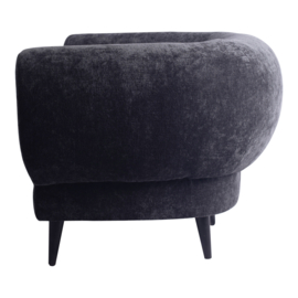 Elefan Anthracite fauteuil round armrest