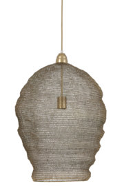 Hanglamp Ø45x60 cm NIKKI gaas antiek brons